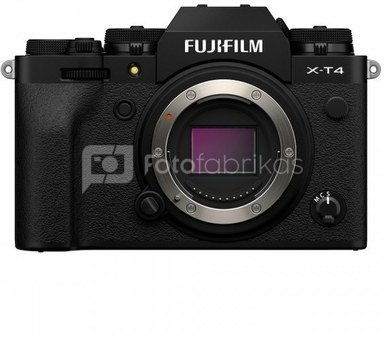 Sisteminis fotaparatas Fujifilm X-T4 juodas