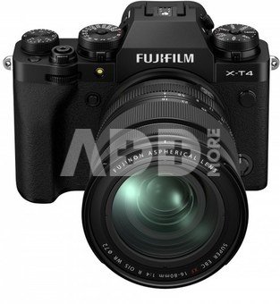 Fujifilm X-T4 + XF16-80mm F4 R OIS WR black - Mirrorless cameras 