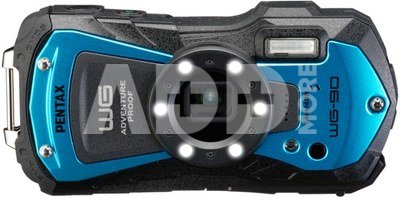 PENTAX WG-90 BLUE + plūduriuojantis dirželis ir neopreninis dėklas