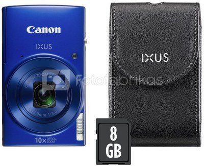 Canon IXUS 190 Essential Kit (mėlynas)