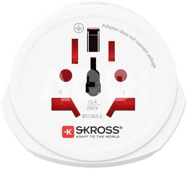 Skross travel adapter Pro - World