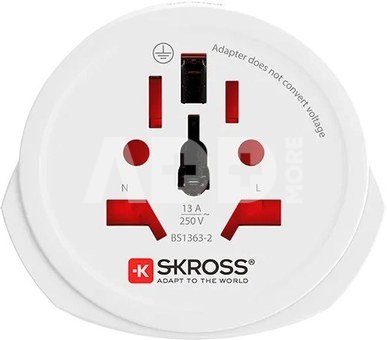 Skross travel adapter World - Europe
