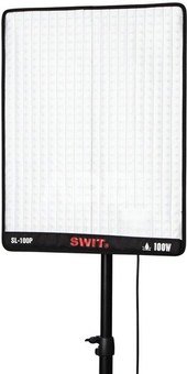 SL-100P Full-IP54-waterproof Full Flexible 100W 2800Lux Light, DMX, V-mount
