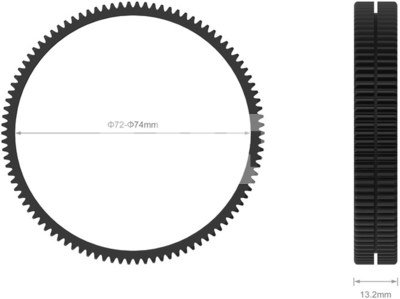 SMALLRIG 3293 FOCUS GEAR RING SEAMLESS 72-74MM