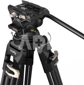 SmallRig 3751 Heavy Duty Fluid Head Tripod AD 01
