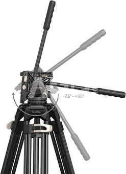 SmallRig 3751 Heavy Duty Fluid Head Tripod AD 01