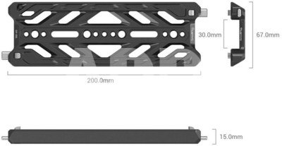 SMALLRIG 3770 ARRI DOVETAIL PLATE 8" / 20CM LIGHTWEIGHT