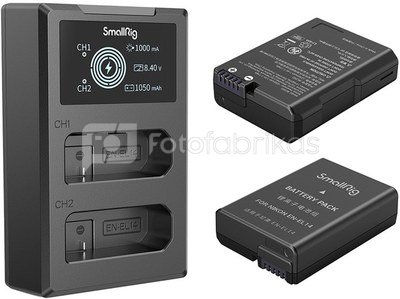 SmallRig 3819 EN EL14 Camera Batterij en Oplaad Kit