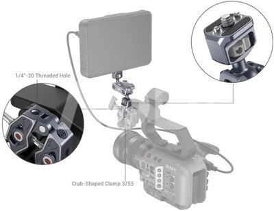 SMALLRIG 3873 MAGIC ARM WITH DUAL BALL HEADS (1/4"-20 SCREWS)