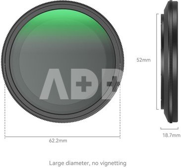 SMALLRIG 4215 MAGEASE MAGNETIC VND FILTER KIT ND2-ND32 (1-5 STOP) 52MM