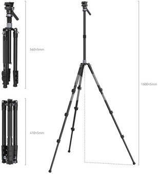SMALLRIG 4221 TRAVEL VIDEO TRIPOD KIT