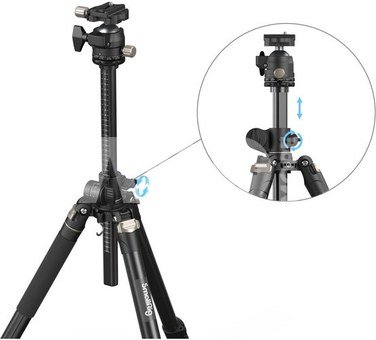 SMALLRIG 4288 TRIPOD WITH LATERAL CENTER COLUMN CT200