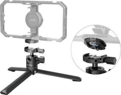 SmallRig 4630 Metal Tabletop Tripod with Arca-Swiss Quick Release Plate and Panoramic Ball Head