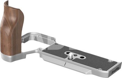 SmallRig 4796 L-Shape Mount Plate with Wooden Handle for Sony Alpha 7C II / Alpha 7CR