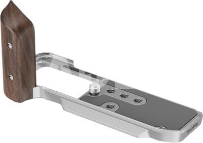 SmallRig 5261 L-Shape Mount Plate with Wooden Handle for FUJIFILM X-M5 Sliver