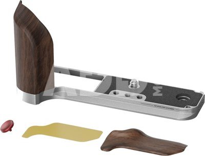 SmallRig 5266 L-Shape Mount Plate with Wooden Handle for FUJIFILM GFX100RF Black