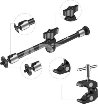 SmallRig 5326 Crab-Shaped Clamp for Phones 9.8"