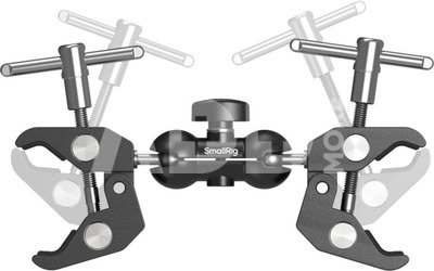 SmallRig 5331 Double Head Crab-Shaped Clamp