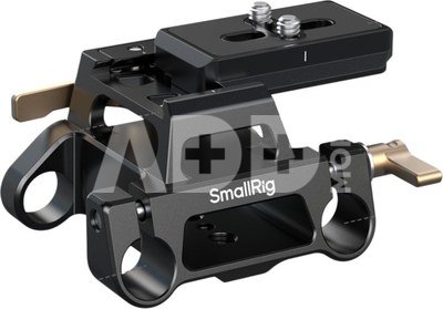 SmallRig 5365 Arca-Type Mount Plate Kit with 15mm Dual Rod Clamp