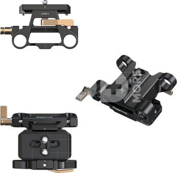 SmallRig 5365 Arca-Type Mount Plate Kit with 15mm Dual Rod Clamp