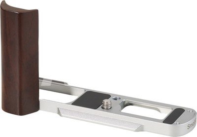 SmallRig 5943 L-Shaped Mount Plate with Wooden Handle for Panasonic LUMIX L10 Silver