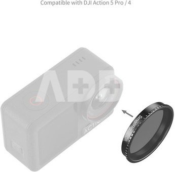 SmallRig 5835 Attachable CPL Filter for DJI Osmo Action 5 Pro / 4