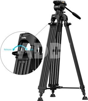 SmallRig 5443 FSD14 FreeSpeed Heavy-Duty Carbon Fiber Tripod