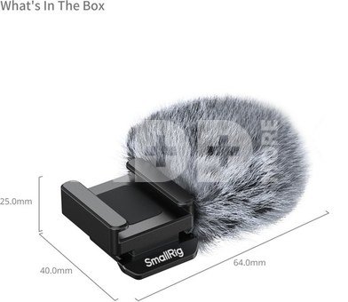 SmallRig 5989 Furry Windscreen for Canon PowerShot V1