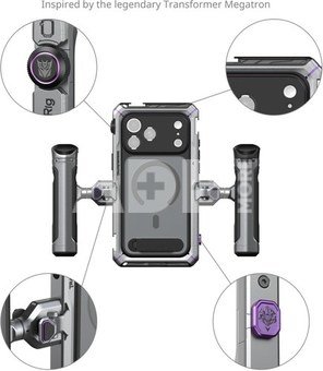 SmallRig 5584 Megatron Edition Mobile Dual Handheld Kit for iPhone 17 Pro Max