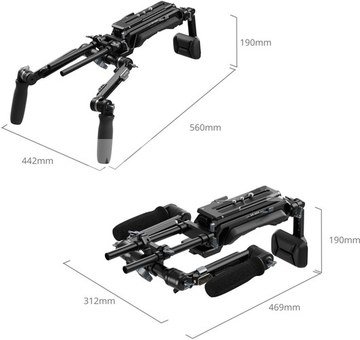 SmallRig 5199 HawkLock VCT-14 Type Shoulder Rig (SR009)