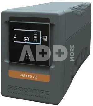 Socomec UPS NETYS PE 650VA/360W 230V/AVR/4XIEC,USB,LED