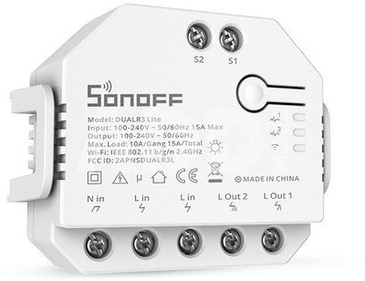 SONOFF išmanusis 2 kanalų jungiklis Wi-Fi