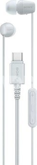 Sony IER‑EX15C USB‑C Wired Earbuds with Mic, White