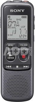 Sony ICD-PX240 Digital Voice Recorder 4GB/ MP3 Recording/Playback/ Intelligent Noise Cut/ Built-in Speaker 300mW/ 2xAAA Batteries/ Earphone, Microphone Jacks