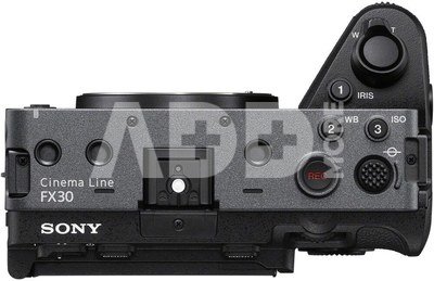 Sony FX30 su XLR rankena