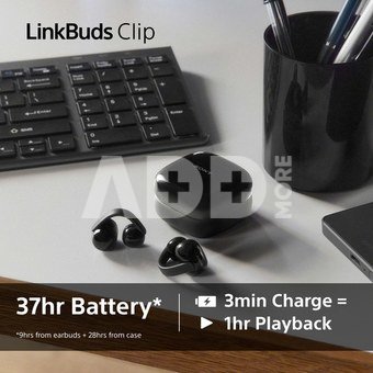 Sony LinkBuds WF-LC900 Clip Open-Ear Headphones, Green | Sony