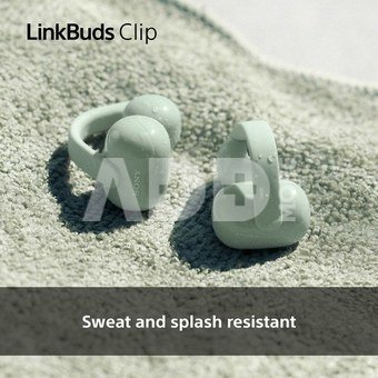 Sony LinkBuds WF-LC900 Clip Open-Ear Headphones, Green | Sony