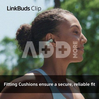 Sony LinkBuds WF-LC900 Clip Open-Ear Headphones, Greige | Sony