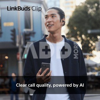 Sony LinkBuds WF-LC900 Clip Open-Ear Headphones, Greige | Sony