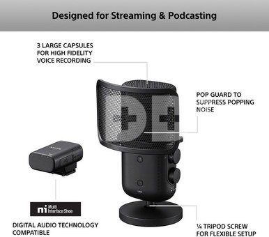 Sony ECM-S1 Podcast Mikrofon