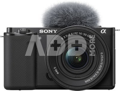 Sony ZV-E10 + 16-50mm F3.5-5.6 OSS II - Sisteminiai fotoaparatai