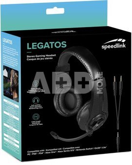 Speedlink headset Legatos PC/PS5/PS4/Xbox Series X/S/Switch/OLED/Lite (SL-860014-BK)