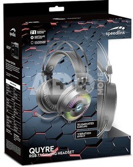 Speedlink headset Quyre RGB 7.1, black (SL-860006-BK)