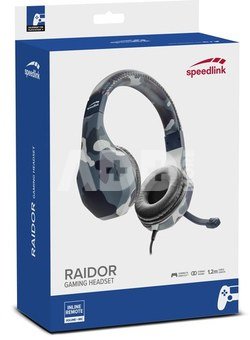 Speedlink headset Raidor PS4, black (SL-450303-BE)