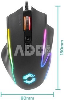 Speedlink mouse Decus NX RGB, black (SL-680024-RRBK)