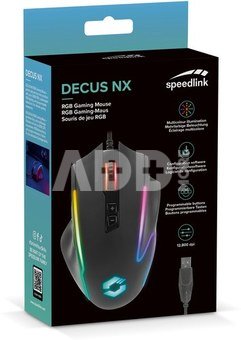Speedlink mouse Decus NX RGB, black (SL-680024-RRBK)