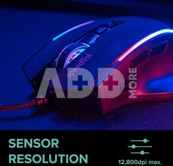 Speedlink mouse Decus NX RGB, black (SL-680024-RRBK)