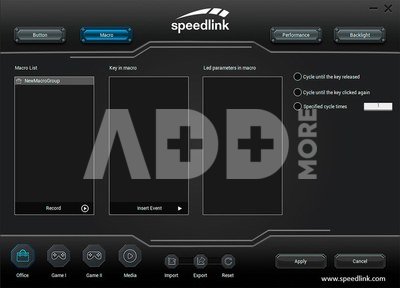 Speedlink mouse Decus NX RGB, black (SL-680024-RRBK)