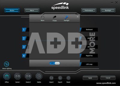Speedlink mouse Decus NX RGB, black (SL-680024-RRBK)