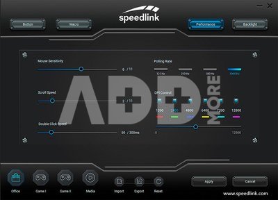 Speedlink mouse Decus NX RGB, black (SL-680024-RRBK)